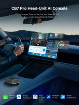 ATOTO CB7PQ CarPlay AI Box with Dash Cam & OBD2 Scanner, Full Android System, Wireless CarPlay & Android Auto, DriveChat AI, GPS Tracking, HDMI, OTA, 4GB+64GB