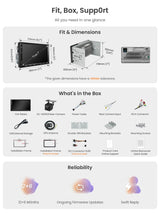 ATOTOZONE A5L Android Autoradio Doppel Din Radio, 7" Digital Media-Receiver, Wireless CarPlay/Android Auto, WiFi/BT Tethering, Rückfahrkamera,Bluetooth, MirrorLink,2G+32G, 48-B EQ DSP,FM/AUX