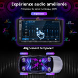 ATOTO A5LVWA7T 7 Zoll 2 DIN Autoradio – Navi, WiFi, Bluetooth, USB, MirrorLink, 24-Band EQ DSP, FM, AUX, TF, Wireless CarPlay & Android Auto, 2G+32G, Kompatibel mit VW/Golf/Polo/Tiguan