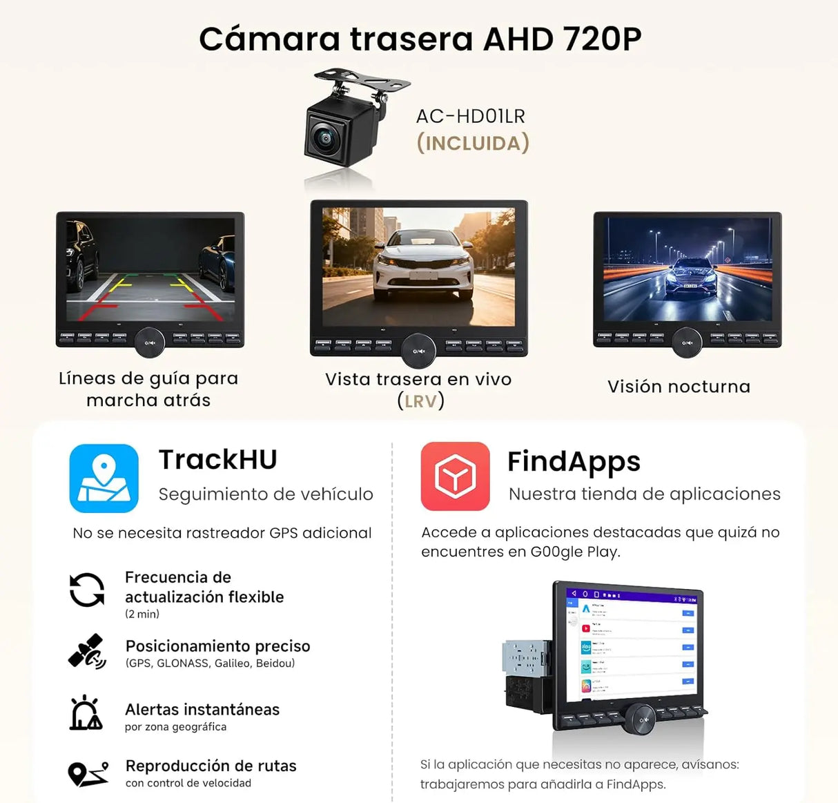 ATOTO A5LG110PT-S01 10,1" Autoradio Android Adaptativo 1 DIN y 2 DIN con Cámara Trasera, CarPlay y Android Auto Inalámbrico, Pantalla Flotante FlexView, ChatGPT AI, Wi-Fi/Bluetooth/USB, EQ/DSP/RDS