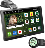 ATOTO Estéreo De Coche Portátil Android De 7 Pulgadas QLED, CarPlay Y Android Auto inAlámbrico De 2+32GB, Mirror Link, Seguimiento GPS, Bluetooth Dual, WiFi, USB, Bluetooth, Puerto HDMI, P907SD