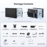 MYATOTO A5L Double DIN Car Stereo – 7" HD Touchscreen, Wireless CarPlay & Android Auto, Bluetooth, WiFi, Built-in GPS Navigation, 24B-EQ DSP Audio, 2GB RAM + 32GB TF Card, MirrorLink