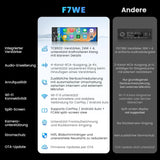 ATOTO F7WE 6.28 Zoll Autoradio 1 DIN mit Kabellosem CarPlay & Android Auto