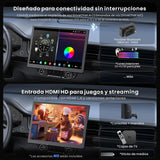 ATOTO X10G129E 12,9" Radio 1 DIN con Pantalla Flotante QLED, 8+128GB, 4G LTE, CarPlay y Android Auto Inalámbricos, Doble Teléfono, Doble Bluetooth, 36B-EQ, SCVC y Asistente de Voz AI