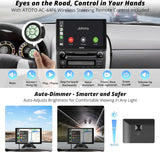 ATOTO P5 7" GPS für Auto – Fernbedienung, QLED-Touchscreen-Touchscreen, drahtloses CarPlay, Android Auto, MirrorLink, Bluetooth, AUX/FM-Versorgung, automatischer Dimmer, tragbares Autoradio