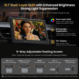 ATOTO V10 10.1" Android Single Din&Double Din Car Stereo, 6+128GB, 4G LTE