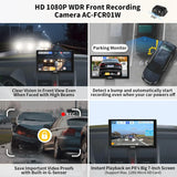 ATOTO P8 Portable Wireless Carplay Android Auto Screen, 7" QLED Glare-Suppressing Car Stereo with GPS Navigation,1080P Dash Cam, WDR & Auto Dimmer, Remote Control, Voice Assistant, P807SD-FC