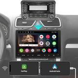 ATOTO A6 9 Pulgadas Android Radio 2 DIN Compatible con Skoda VW Volkswagen Golf Jetta, CarPlay y Android Auto, Doble Bluetooth, Wi-Fi/BT/USB Tethering Internet, HD LRV, 2G+32GB, A6VW09PF