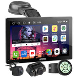 ATOTO 9" GPS Navigation, Dashcam, Backup Camera, Wireless CarPlay and Android Auto, 4G+32G, Dual Bluetooth, WiFi, Android System, In-Dash GPS Navigation