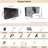 ATOTO S8G2C74MS 7" 8-Core Android Double Din Car Stereo, Wireless CarPlay & Android Auto, QLED Fully Laminated Touchscreen, Built-in 4G LTE, Backup Camera, HD LRV, WiFi/BT/USB, 4G+32G