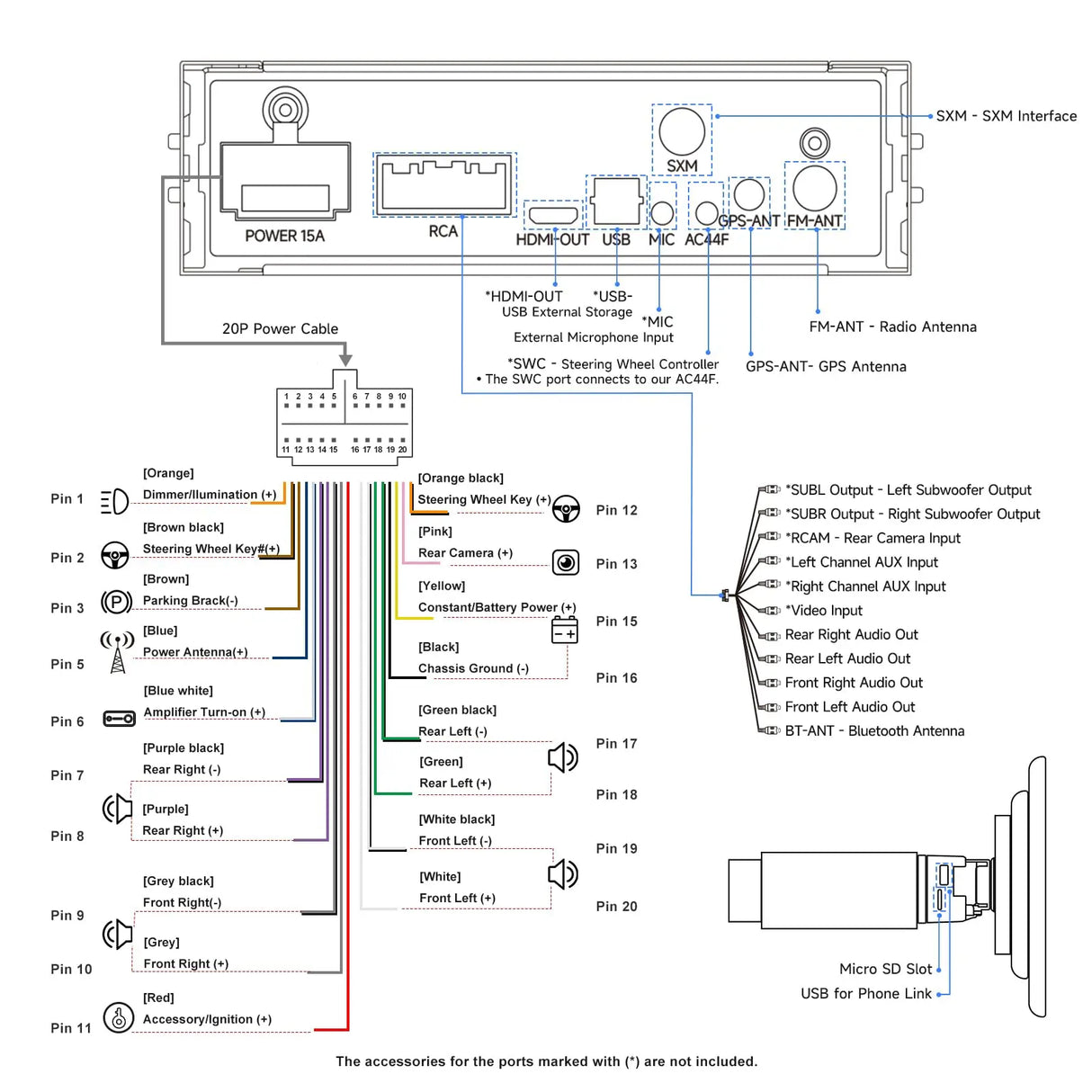 ATOTO A5LG110T 10.1" QLED Android Single & Double Din Car Stereo with Dash Cam, Wireless CarPlay & Android Auto, 2G+32G, Floating QLED Touchscreen, 1080P DVR Recording Camera, WiFi/Bluetooth