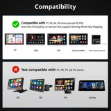 ATOTO AC-44F8 Universal Steering Wheel Remote Control with Custom Key Mapping & Luminous Buttons