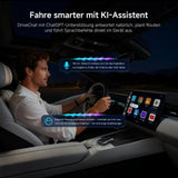 CarPlay Android Auto Wireless Adapter + Android OS, 8GB + 128GB Car VideoBox mit HDMI In/Out, 4G LTE, Dual-BT WLAN, GPS, OTA,OBD, DriveChat AI Voice, AI Box CarPlay für Netflix/YouTube/TikTok/TF-Karte