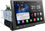 ATOTO A5LG110T 10" Single Din & Double Din Head Unit with Floating Display, Wireless CarPlay & Android Auto, WiFi/USB/Bluetooth Tethering, MirrorLink, DSP Audio, FM/RDS Radio