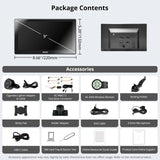 ATOTO P9 9" Portable Touchscreen Car Stereo with Bluetooth Wi-Fi, MirrorLink, Multimedia Audio Player with GPS Tracking