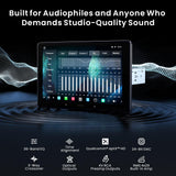 X10 8-Core 10.1" Single & Double Din Android 13 Car Stereo with 1080P Dash Cam Front and Rear +OBD2 Scanner 5in1, 8+128G Floating QLED Touchscreen Wireless CarPlay Android Auto Car Radio with ChatGPT