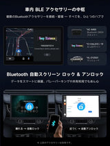 ATOTO CB6 ワイヤレスCarPlayとAndroid Autoアダプター、インテリジェントAI音声ドングル、GPSつきワイヤレスCarPlay AIボックス、デュアルBluetooth内蔵、4GB+64GB、多くのアプリ対応、プラグアンドプレイ、ブラック