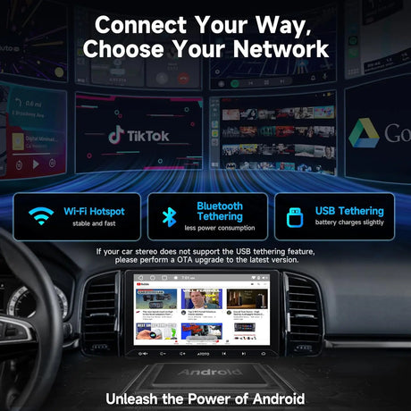 ATOTO A5LG211T Autoradio 2 DIN Android 10.1" - Wireless CarPlay & Android Auto, Touchscreen, 2GB+32GB, Bluetooth/WiFi, DSP 24-Band