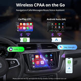 ATOTO A5LVWA7T 7" Double Din Car Stereo Compatible for VW Jetta/Tiguan/Golf/Passat, Wireless CarPlay & Android Auto, Wi-Fi/BT Tethering, 24-Band EQ DSP, Bluetooth, Mirror Link, 2+32G, FM/AUX/TF Support