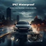 ATOTO AC-HD04LR Backup Camera, 1080P HD, 168° Wide Angle, Live Rearview, Night Vision, IP67 Waterproof, 2-in-1 Installation, Compatible with ATOTO P5/P9 Series