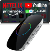 ATOTO CB4CT AI Box Android アダプター 車載エンターテインメント【HDMI出力 / 2GB+16GB / ミニOBDII付属】ワイヤレス CarPlay & Android Auto 動画視聴 (YouTube/Netflix/Prime Video) デュアルBluetooth/Wi-Fi OTA更新