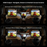 ATOTO V10G141OC 14.1" QLED Android Double DIN Car Stereo, 6GB+128GB, 4G LTE, In-Car Karaoke, Pro DSP with 4V Pre-Outs, 4-Channel Dash Cam Recording, aptX HD Bluetooth 5.4, HDMI Out, Wireless Apple CarPlay & Android Auto