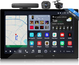 ATOTO X10G209E 9" Double Din Radio with 1080P Dual Dash Cam, Android 8+128G, Wireless CarPlay/Android Auto, HDMI-in & SPDIF Output, DSP, 4G/WiFi, GPS, AI Voice