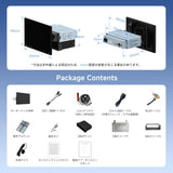 ATOTO A6G110PF 10.1" 8コア 1 Din＆ 2 Din Androidカーステレオ、2+32GB、ワイヤレスCarPlay & Android Auto、フローティングQLEDタッチスクリーン、ChatGPT、GPSトラッカー、HD LRV、WiFi/Bluetooth/USB、デュアルBluetooth