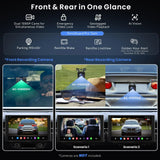 ATOTO X10G225E 12.5" QLED Double Din Car Stereo, AI Android, 8G+128G, 4G LTE, Wireless CarPlay & Android Auto, Dual Bluetooth & WiFi, 7.1.2 Channel Audio, Hi-Volt RCA, 36-Band EQ, HDMI Input