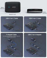 ATOTO CarWave CB4B Wireless AI Box CarPlay Adapter with OBD2 Scanner, Plug & Play Android Auto & Car Video Streaming, AI ChatGPT, Dual WiFi, YouTube & Netflix Support