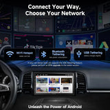 ATOTO A5LG2B7T 7" Double Din Car Stereo, HD Touchscreen, Wireless CarPlay & Android Auto, Bluetooth & WiFi, Built-in GPS Navigation, DSP Audio Technology, 2G+32G