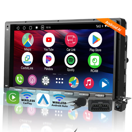 7" Double Din Radio with Backup Camera
