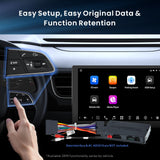 ATOTOZONE 10 inch QLED AI Android Car Stereo, 8G+128G Double Din Radio, Wireless Carplay & Android Auto, 4G LTE, Dual WiFi, 7.1.2 Channel Audio,FLAC, 36B-EQ, Hi-Volt RCA, HDMI Input, X10G211E