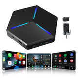 ATOTO CB7PQ CarPlay AI Box with Dash Cam & OBD2 Scanner, Full Android System, Wireless CarPlay & Android Auto, DriveChat AI, GPS Tracking, HDMI, OTA, 4GB+64GB