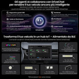 ATOTOEXCEL V10 10.1" 2din e Adattivo 1din Autoradio Android,6G+128G, 4G LTE/Wi-Fi,Karaoke in auto,DVR 4 canali, CarPlay e Android Auto Senza fili,DSP 32B-EQ,BT 5.4, Assistente IA,Tracciamento GPS
