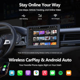 ATOTO S8 Gen4 9" Double DIN Android Head Unit, Wireless CarPlay & Android Auto, Built-in 4G LTE, Agentic AI, Hi-Fi DSP, Optical S/PDIF, F/R Dash Cam Inputs, GPS Track, LRV, 4GB+64GB