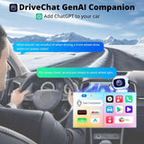 ATOTO CarWave CB4 AI Box CarPlay/Android Auto Wireless Adapter,OBD2 Diagnostic, 4-in-1 Video Box w/YouTube, Dual Bluetooth & WiFi, 2GB+16GB (Up to 128GB), Plug & Play for OEM Wired CarPlay & Android Auto Stereo