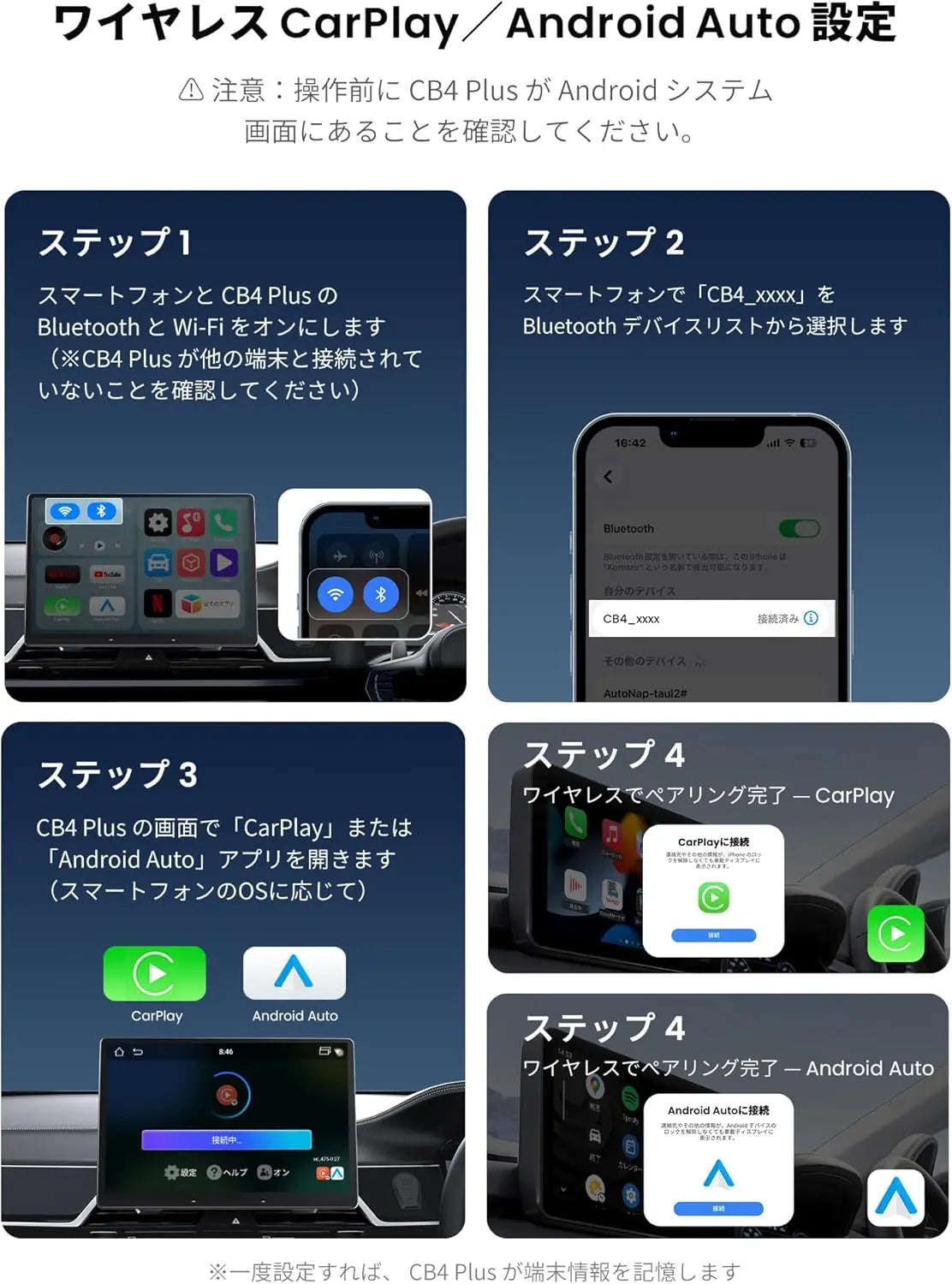 CarPlay AIボックス Netflix TFカード対応 ワイヤレス CarPlay AIボックス、Netflix/YouTube/TFカード対応 ワイヤレスCarPlay