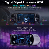 ATOTOZONE A5L Android Autoradio 2 Din Récepteurs multimédia, 7" Écran Tactile, Android Auto&CarPlay sans Fil, Tethering de WiFi/BT, Caméra de Recul, Bluetooth,MirrorLink,48-B EQ DSP, 2G+32G,FM/AUX