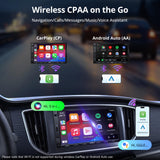 ATOTO A5LG2A7T 7" Android Double DIN Car Stereo, Wireless CarPlay&Android Auto, Wi-Fi/BT/USB Tethering, Bluetooth, 24B-EQ DSP, SCVC, GPS Tracking, MirrorLink, FM/AM/TF, 2G+32G