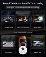 ATOTO P10 9” Portable Carplay Screen, AI Agent Android Car Stereo, with Front/Back/Cabin DVR Cam & OBD, AI Vision, Re-Mote Live View, Gloden Hour Alert, 4G LTE, 8G+128G, Wireless CarPlay & AA