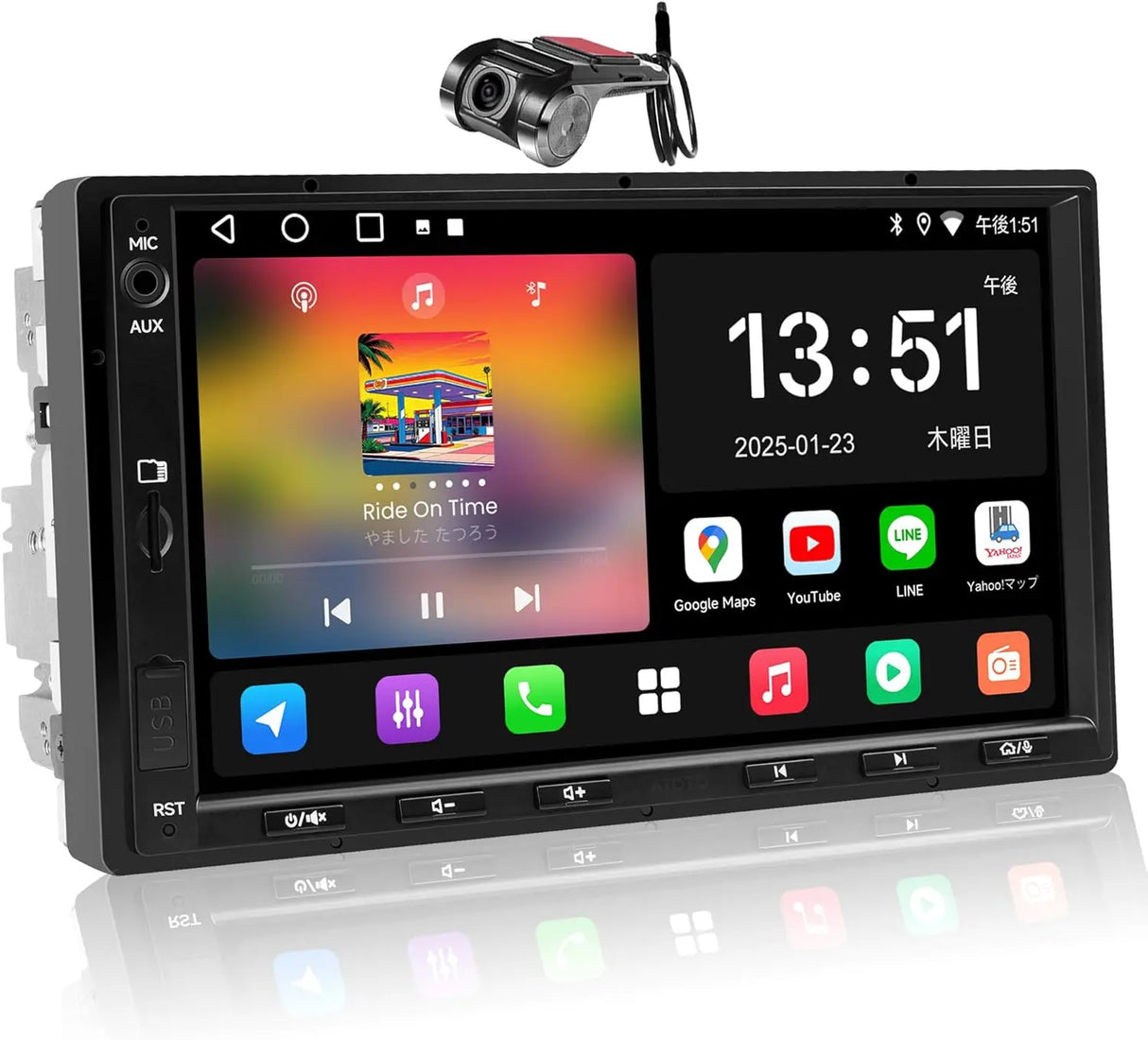 ATOTO A5L 2Din ディスプレイオーディオ 7型 ドラレコ付 無線CarPlay