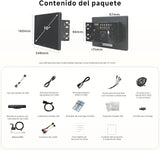 ATOTO X10DG2B7E Radio 2 DIN Android 7" QLED DAB, 8GB+128GB, CarPlay y Android Auto Inalámbricos, 4G LTE, Asistente de Voz AI, GPS, Micrófono Dual, Bluetooth, LRV, 36B-EQ, Entrada HDMI
