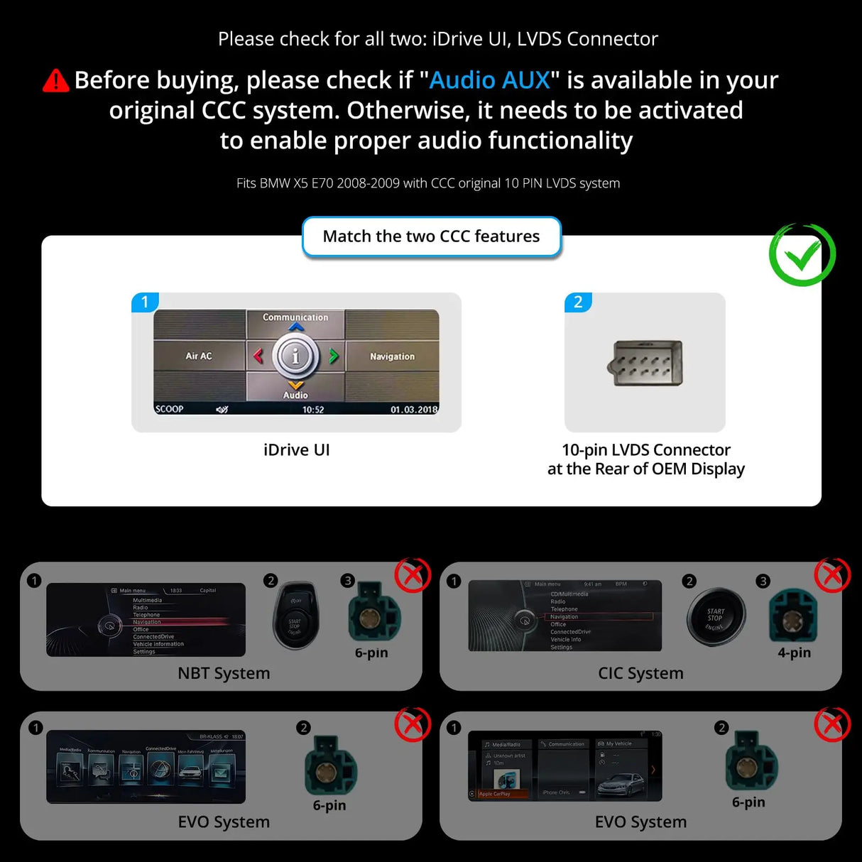 ATOTO S8BMX53L12B8PN 12,3-Zoll Touchscreen CarPlay &amp; Android Auto kompatibel mit BMW X5 (2008-2009) – Kabellos, GPS, DriveChat AI, Dual Bluetooth, 4G LTE, Originalfunktionen erhalten