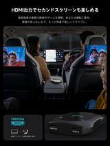 ATOTO CB7SBX カープレイ AI ボックス｜ワイヤレスCarPlay・Android Auto対応｜フルAndroid 8GB+128GB・4G LTE・カメラ/DVR対応・YouTube/Netflix再生・HDMI入出力・デュアルBT/Wi-Fi/GPS内蔵