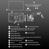 ATOTO P9 GPS per Auto con Telecamera Retromarcia 1080P, Autoradio Portatile 7" Schermo, CarPlay Wireless, Android Auto Wireless, Tracciamento GPS, 4G LTE, 4G+32G