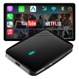 ATOTO CB4A Wireless CarPlay Adapter, AI Box 5-in-1 Car Smart Box with 5G WiFi, Supports Android Auto, YouTube, Netflix – For OEM Wired CarPlay, Plug & Play