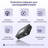 ATOTO CA-AEC122DL Amplificateur Auto Compact 4x60W RMS, 4 Canaux, Classe D TI TPA3221, Câble d’Alimentation 2m, EQ Personnalisable, Compatible avec Autoradios ATOTO