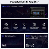 ATOTO X10G129E 12,9" 1 DIN Autoradio mit QLED Floating Display, 8+128GB, In-Dash Navigation, 4G LTE, Kabelloses CarPlay &amp; Android Auto, Dual-Phone Verbindung, Dual Bluetooth, GPS-Tracking, SCVC und AI Sprachassistent 