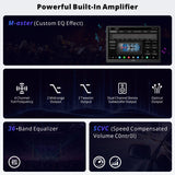 ATOTO X10G129E 12,9" Radio 1 DIN con Pantalla Flotante QLED, 8+128GB, 4G LTE, CarPlay y Android Auto Inalámbricos, Doble Teléfono, Doble Bluetooth, 36B-EQ, SCVC y Asistente de Voz AI